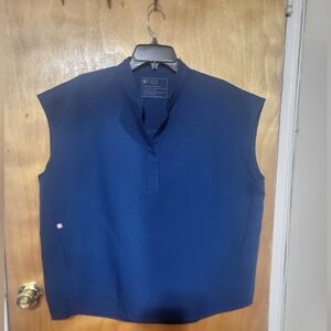 FIgs Rafaela oversized scrubs -Color :Deep Reef Size L